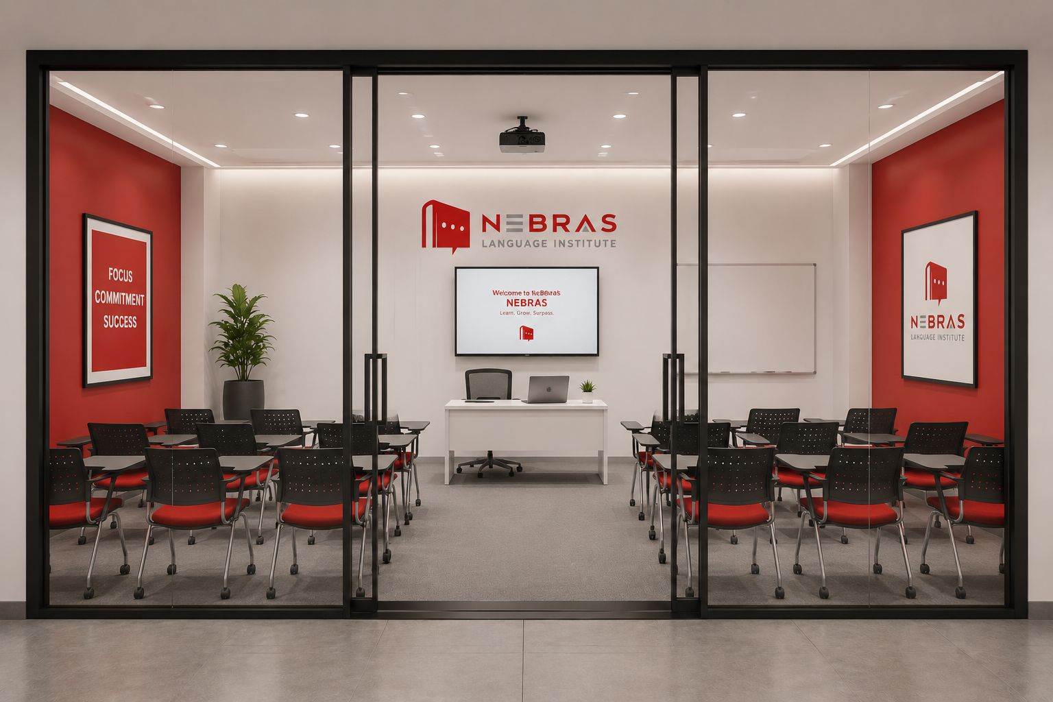 Nebras Language Institute Classroom